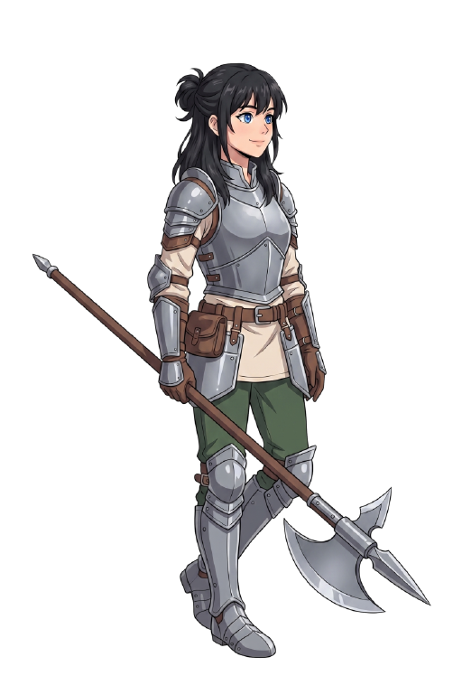 斧槍兵（女性）