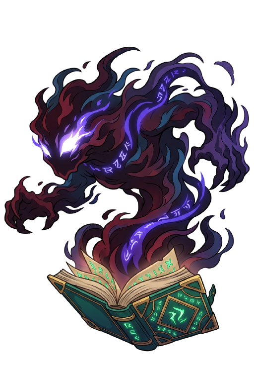 魔書の影